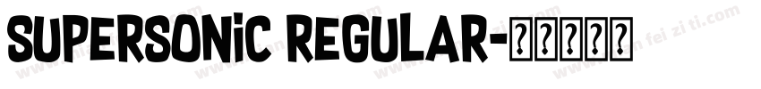 Supersonic Regular字体转换